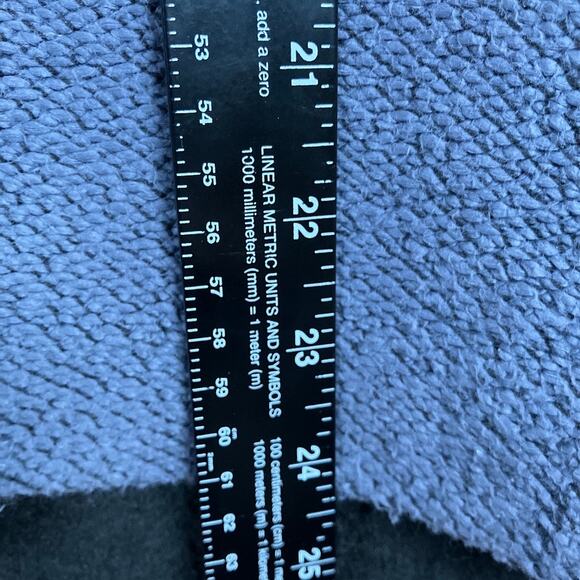 Soft Surroundings Womens Sweater Navy High Neck Pullover Cotton Blend Petite XS - Picture 6 of 9